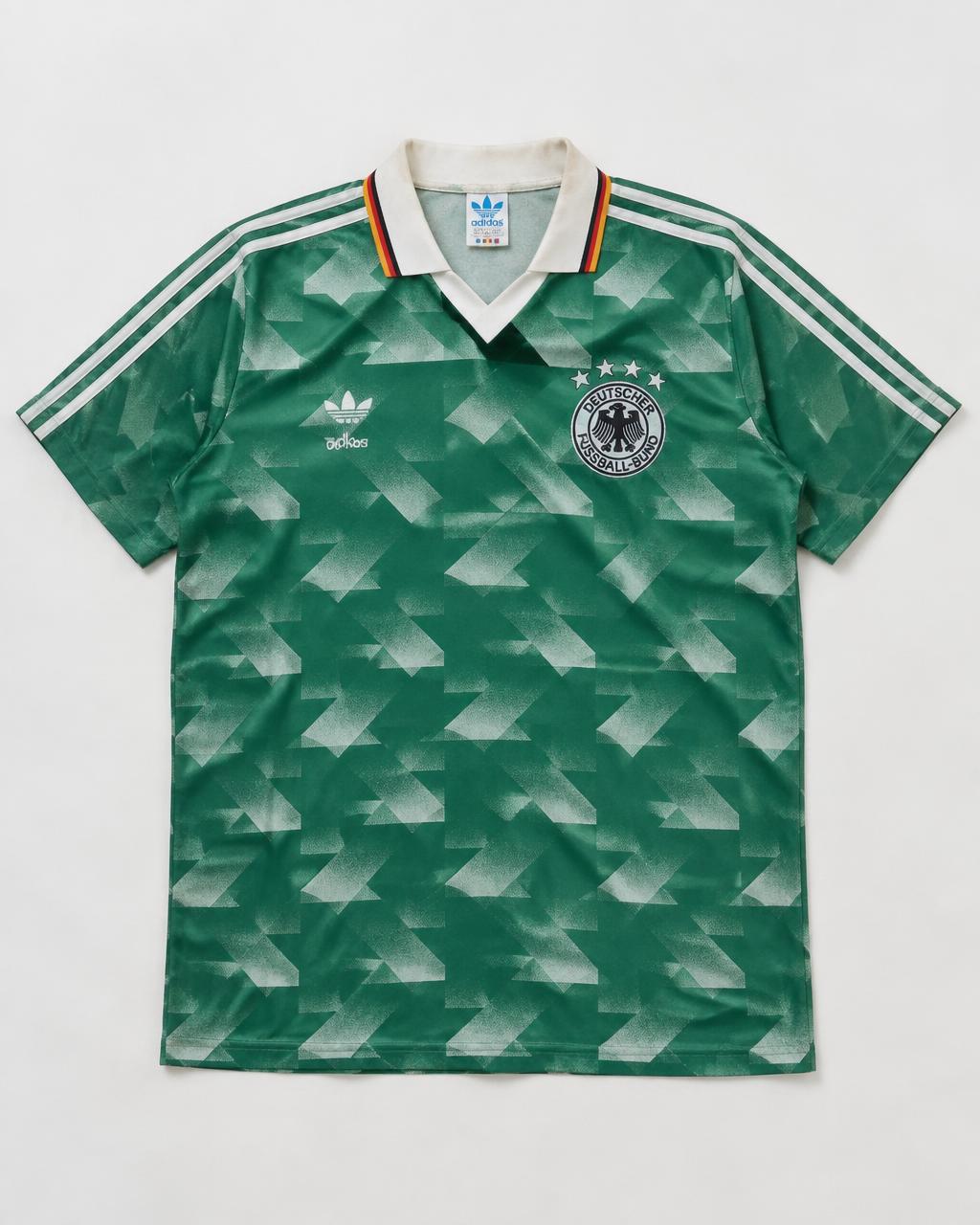 Germany 1992 Third shirt laid flat